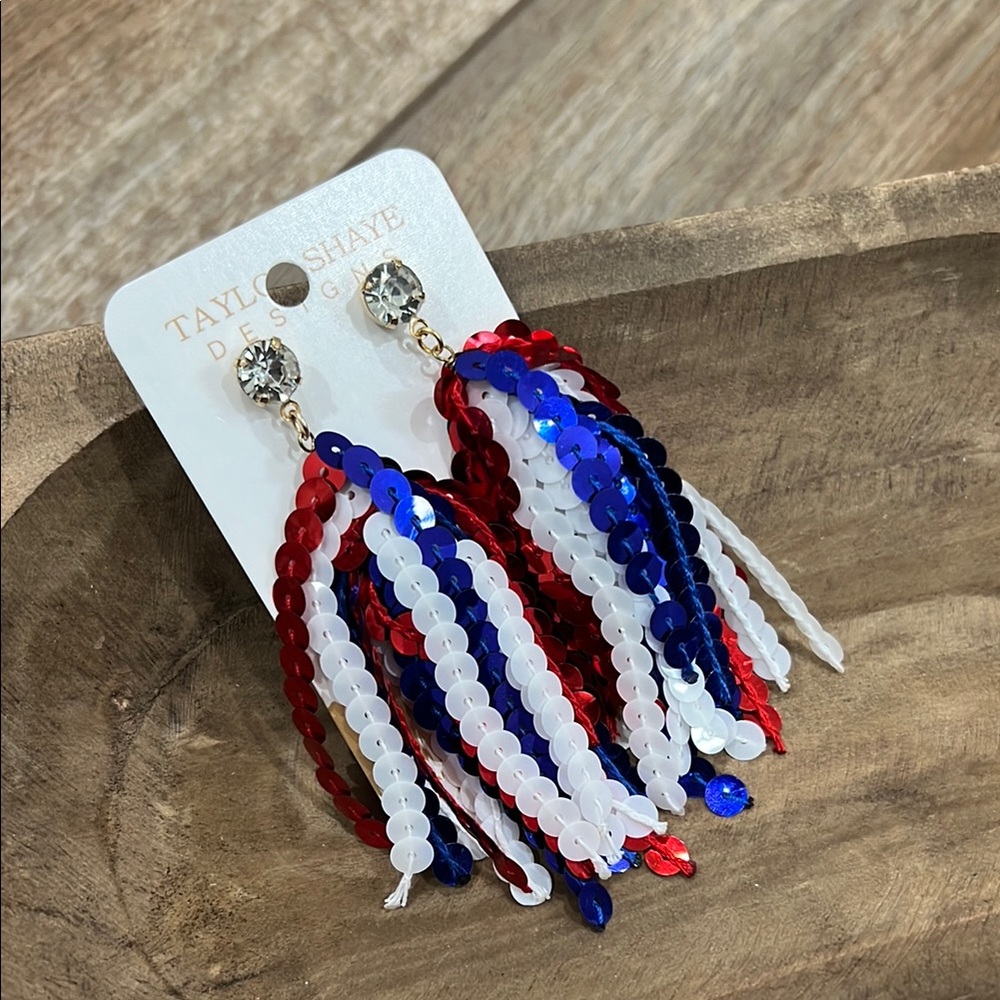 Elegant Sequin Dangle Earrings
